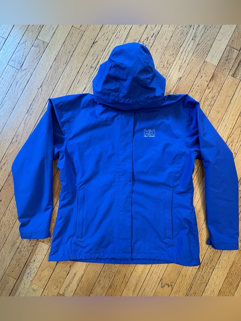 Helly Hansen Royal Blue Hooded Rain Jacket